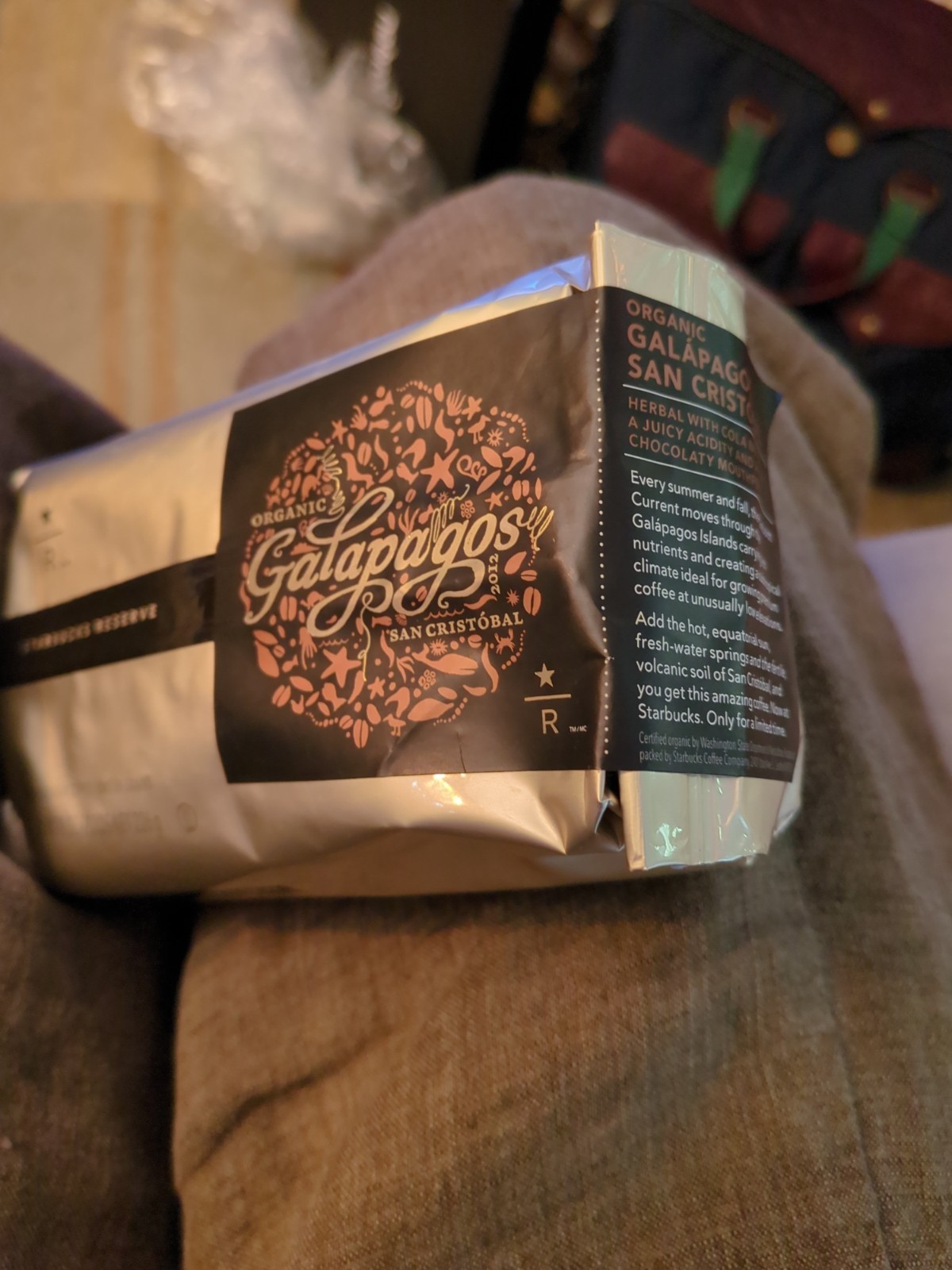 Starbucks Reserve Galapagos San Cristobal 8oz Whole Bean Coffee, From 2017, new