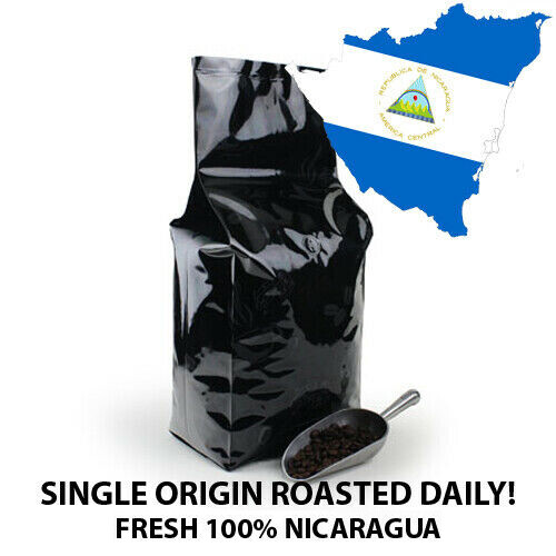 2, 5, 10 LB NICARAGUA FRESH ROASTED COFFEE BEANS – ARABICA