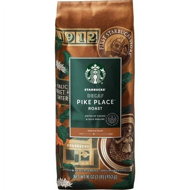Starbucks Pike Place Decaf Whole Bean (453g/1lb)