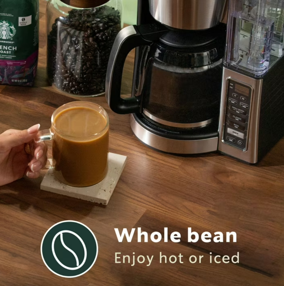 Starbucks French Roast, Whole Coffee Beans, Dark Roast Hot or Iced Coffee, 28 oz