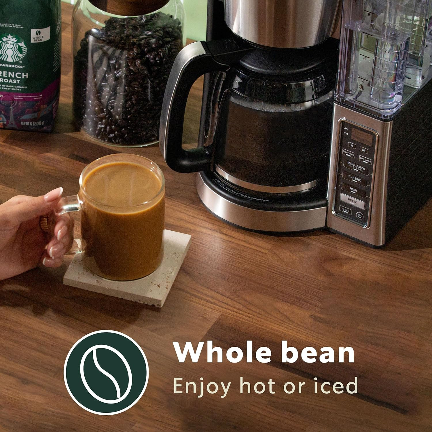 Starbucks Whole Bean Coffee, Dark Roast Coffee, French Roast, 100% Arabica, 1 Ba