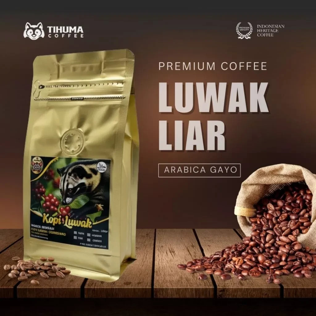 ARABICA ROASTED BEAN PREMIUM COFFEE INDONESIA – HERITAGE GOLDEN ELIXIR