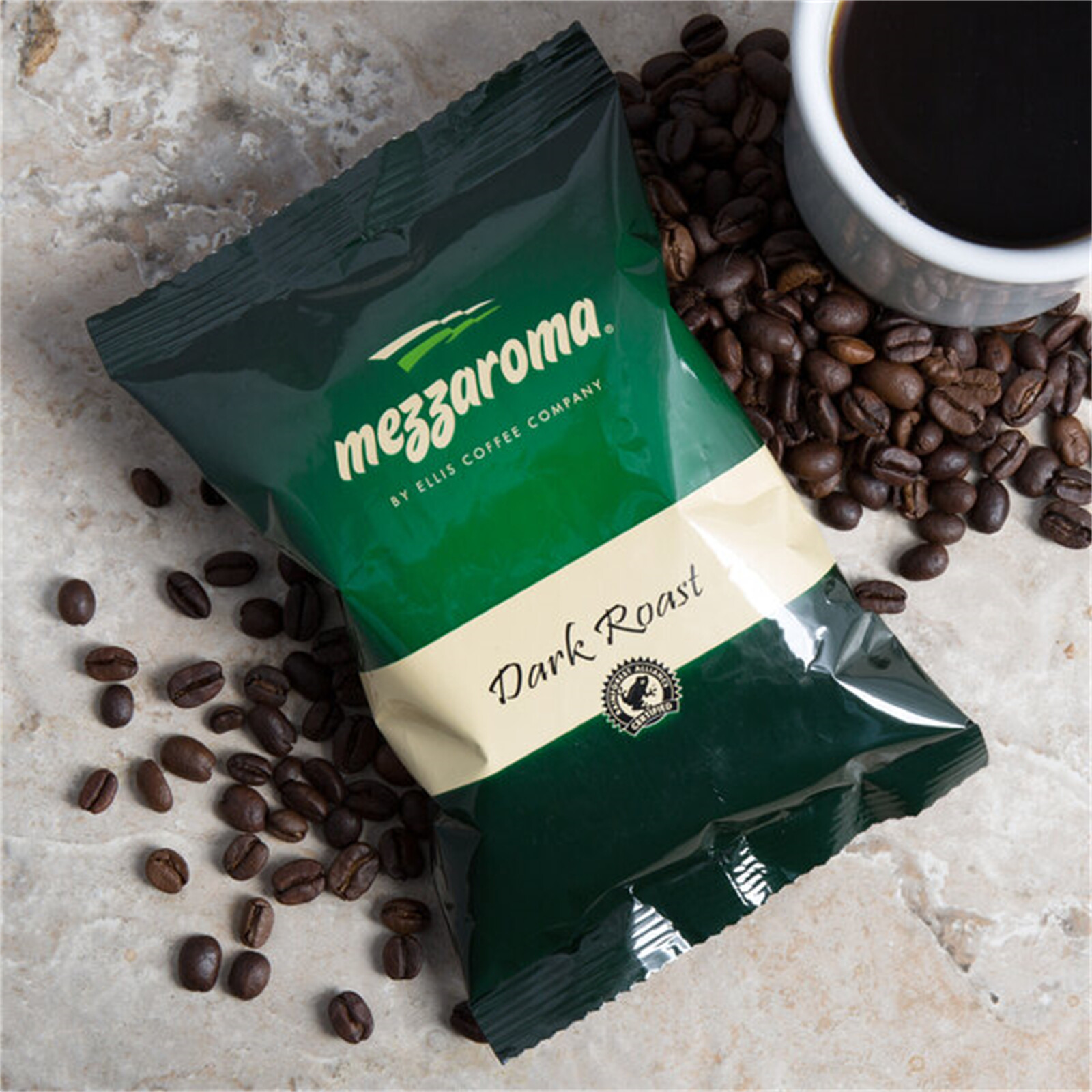 Ellis Mezzaroma 2.5 oz. Dark Roast Coffee Packet – 24/Pieces WS-11039955456