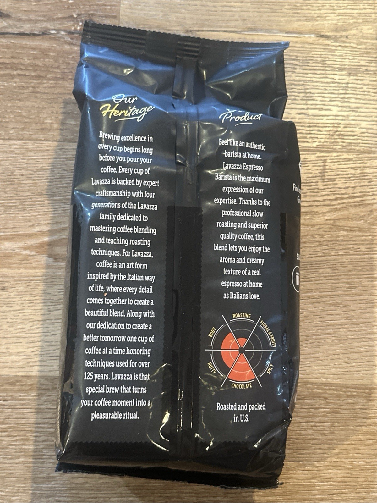 Lavazza Espresso Barista Gran Crema Whole Bean Coffee ( 2 Pk , 2.2 LB Each Bag