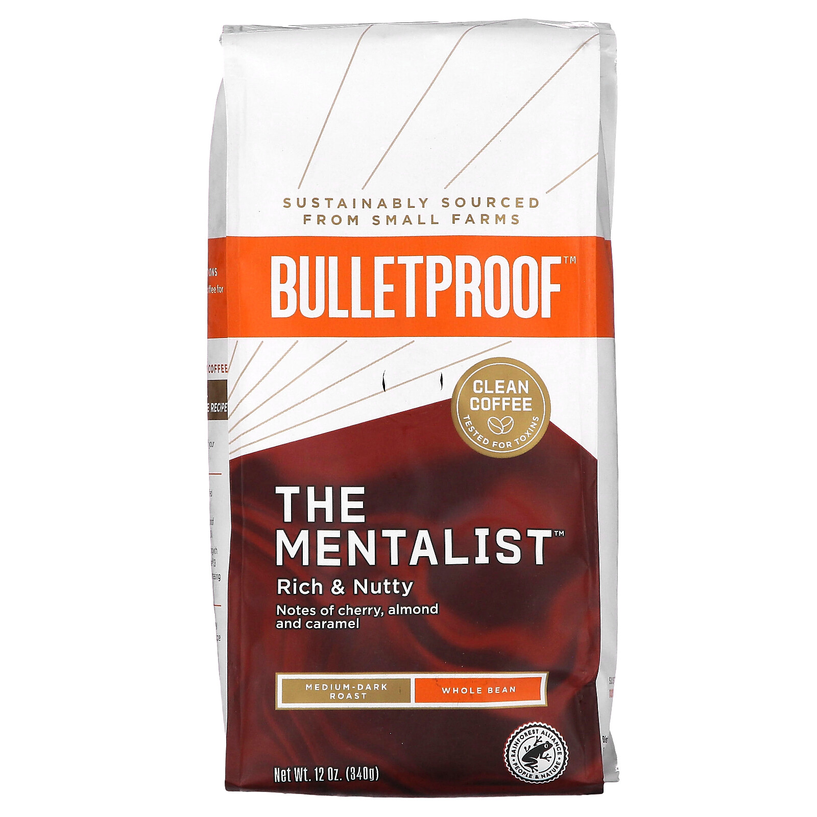 Coffee, The Mentalist, Whole Bean, Medium-Dark Roast, 12 oz (340 g)