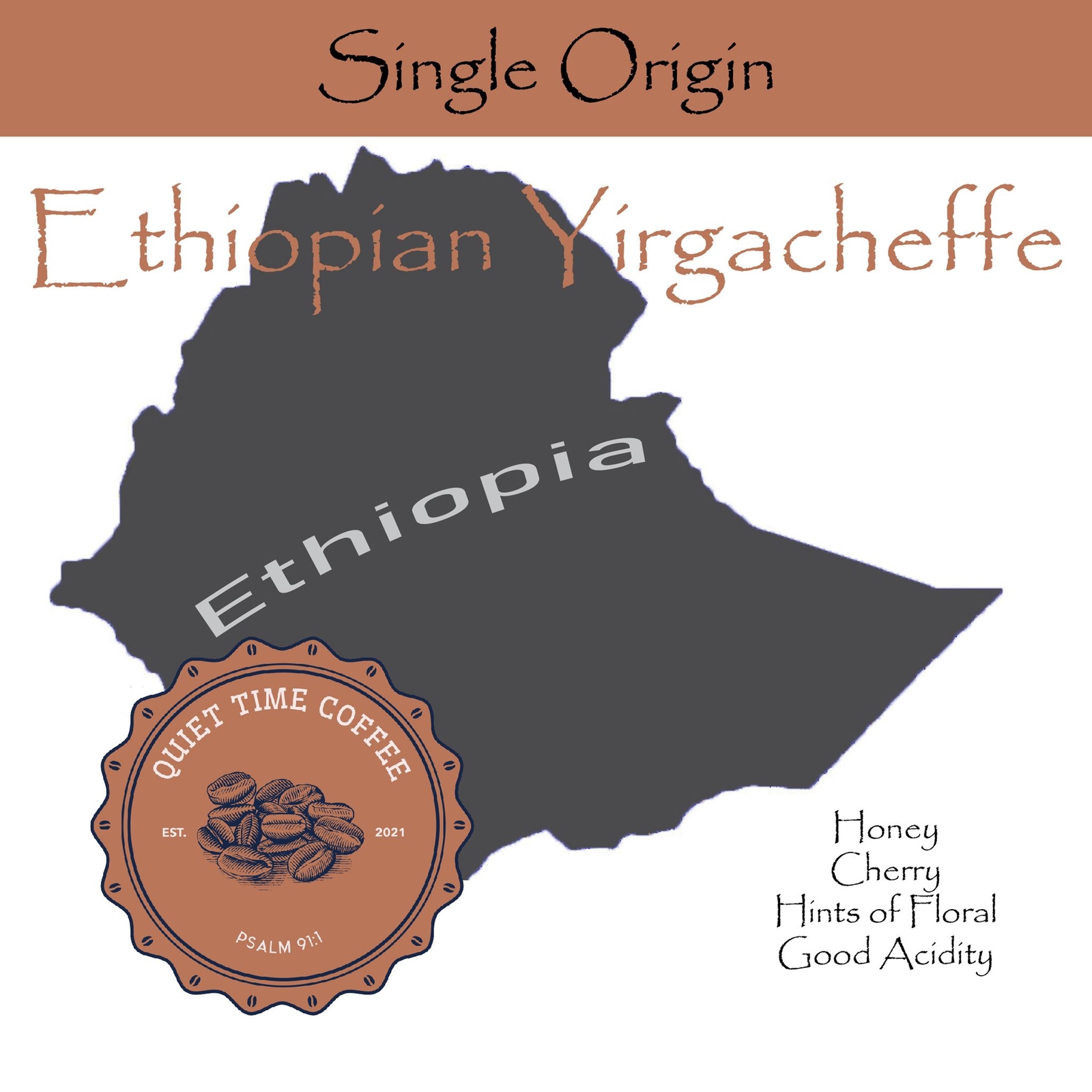 Ethiopian Yirgacheffe Fresh Roasted Coffee