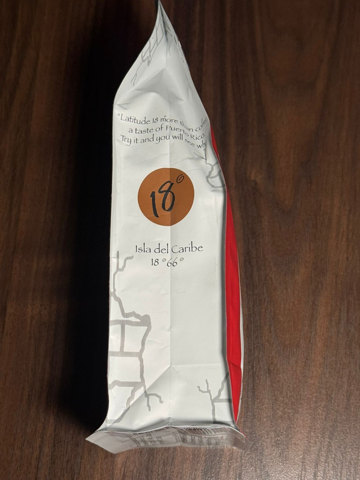 Coffee LATITUDE 18 COFFEE SINGLE ORIGIN ☕ – COFFEE BAG EMPTY ESTA VACIA PR