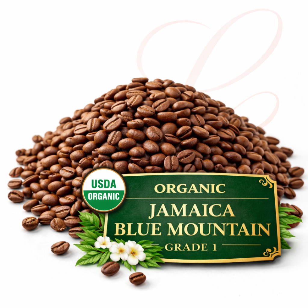 5 lbs of Certified ORGANIC Jamaica Blue Mountain Coffee ~ Customize Your Roast!
