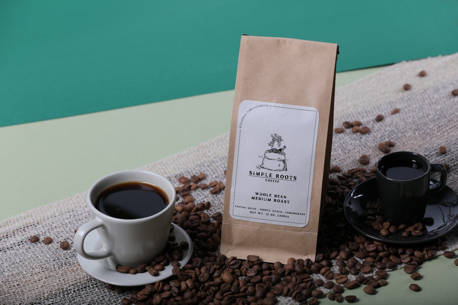 5 Lb coffee beans Fair Trade + 8 Oz Thermos