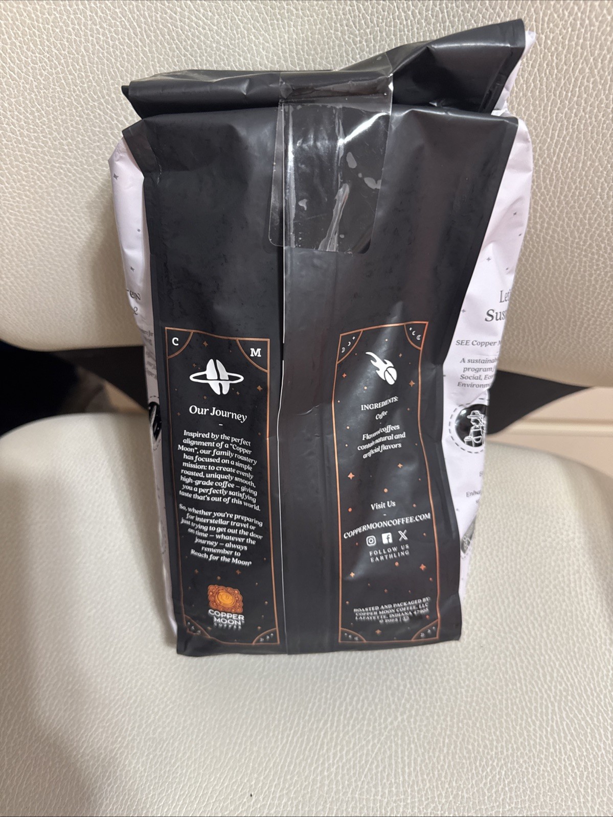 Copper Moon Coffee Sumatra Premium Coffee Blend Dark Roast 2 Lbs