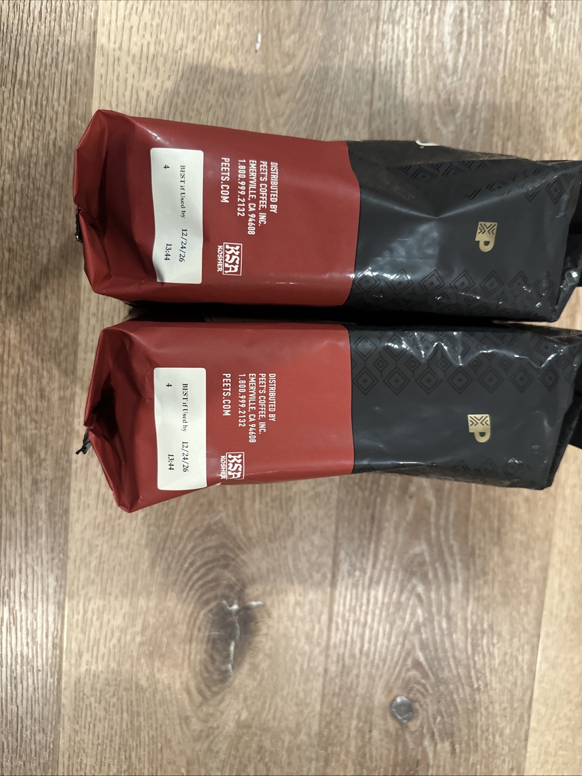 4 Pounds Peet’s Major Dickason’s Blend Dark Roast Whole Beans