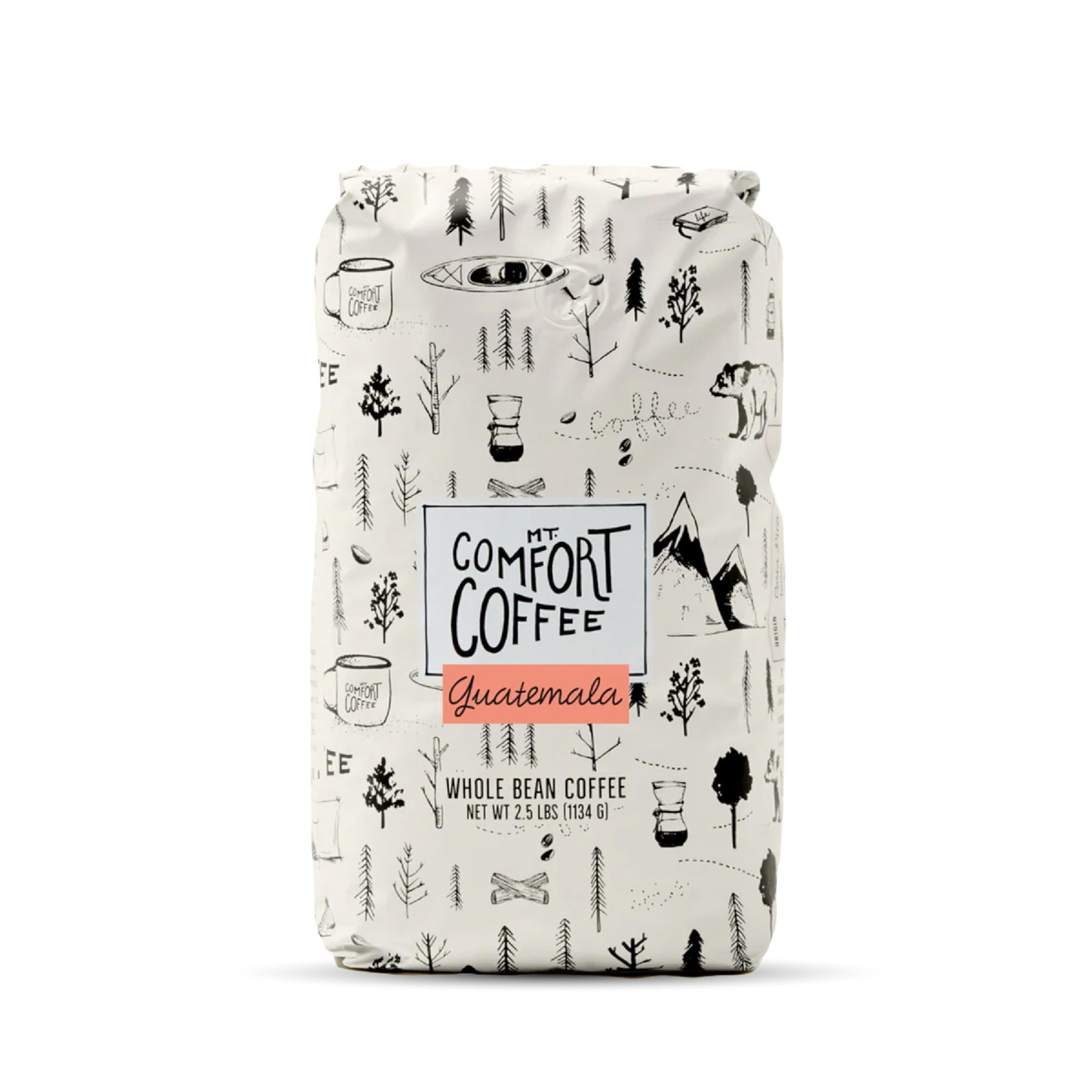 Guatemala Medium Roast Coffee 2.5 Lb Chocolate & Caramel Whole Beans