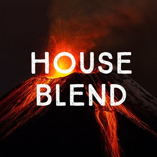 Volcanica House Blend Coffee Ground Fresh Roasted Arabica Beans 16 Oz