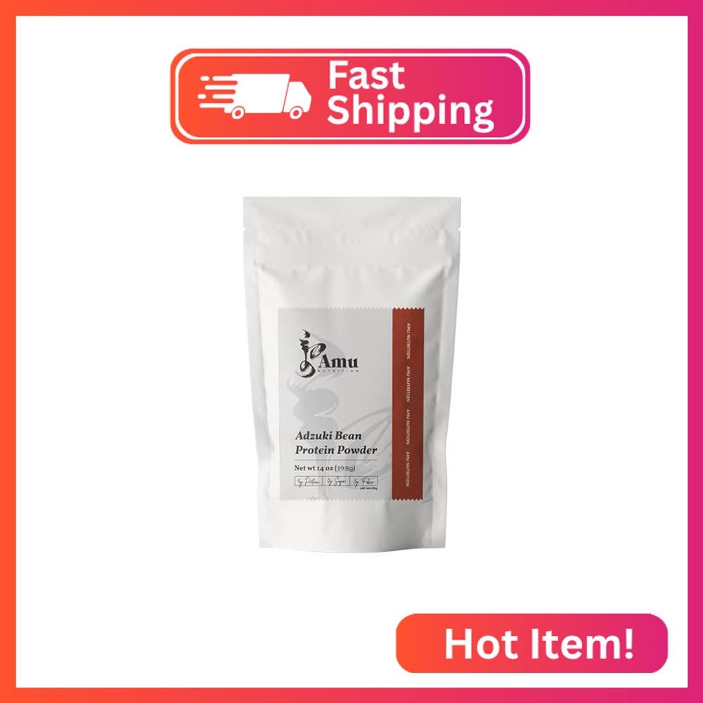 Amu Nutrition’s Mongolian Roasted Adzuki Beans powder from Mongolia – 198gr – Or