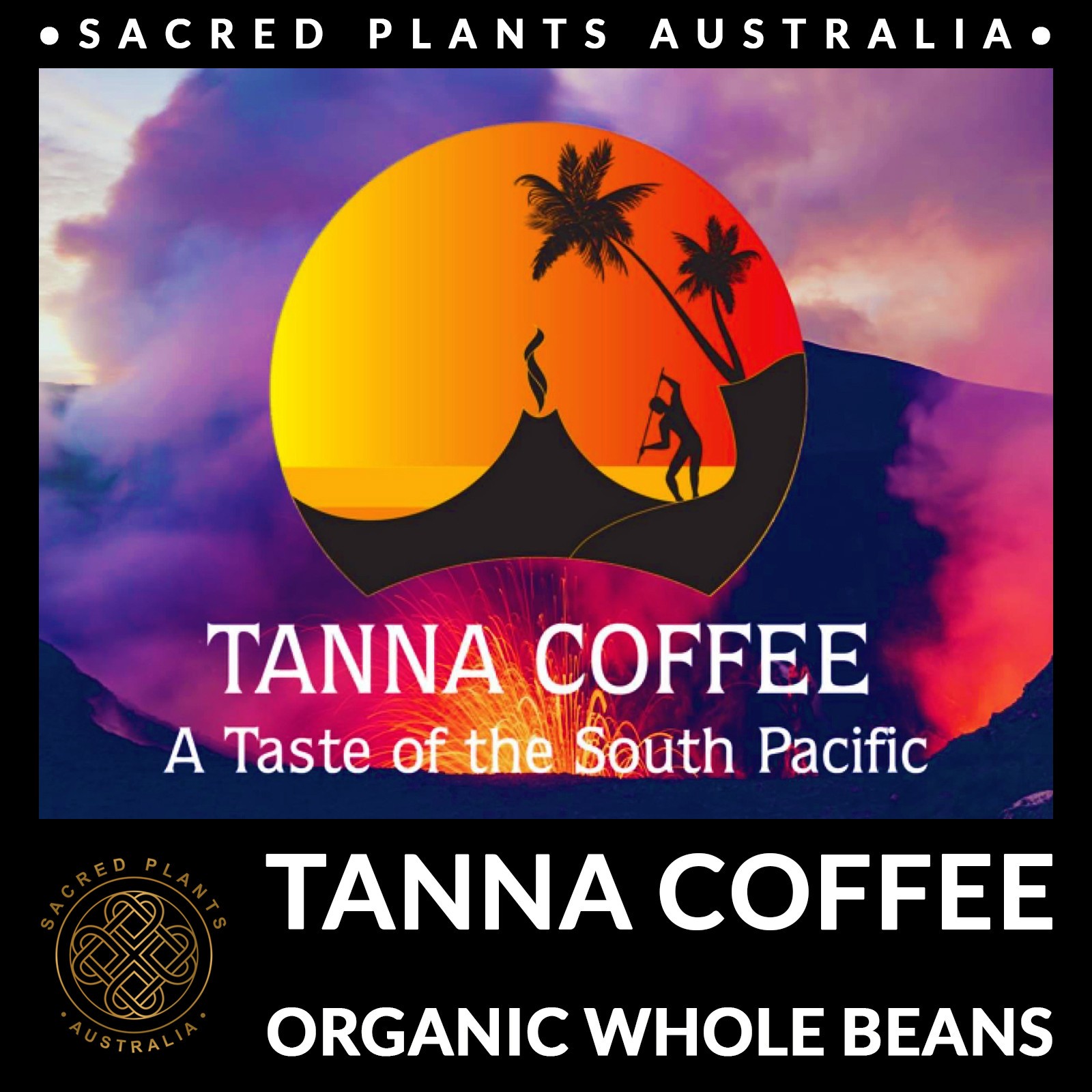 TANNA COFFEE 250g | Organic Whole Beans Espresso Dark Medium Roast Rare Vanuatu