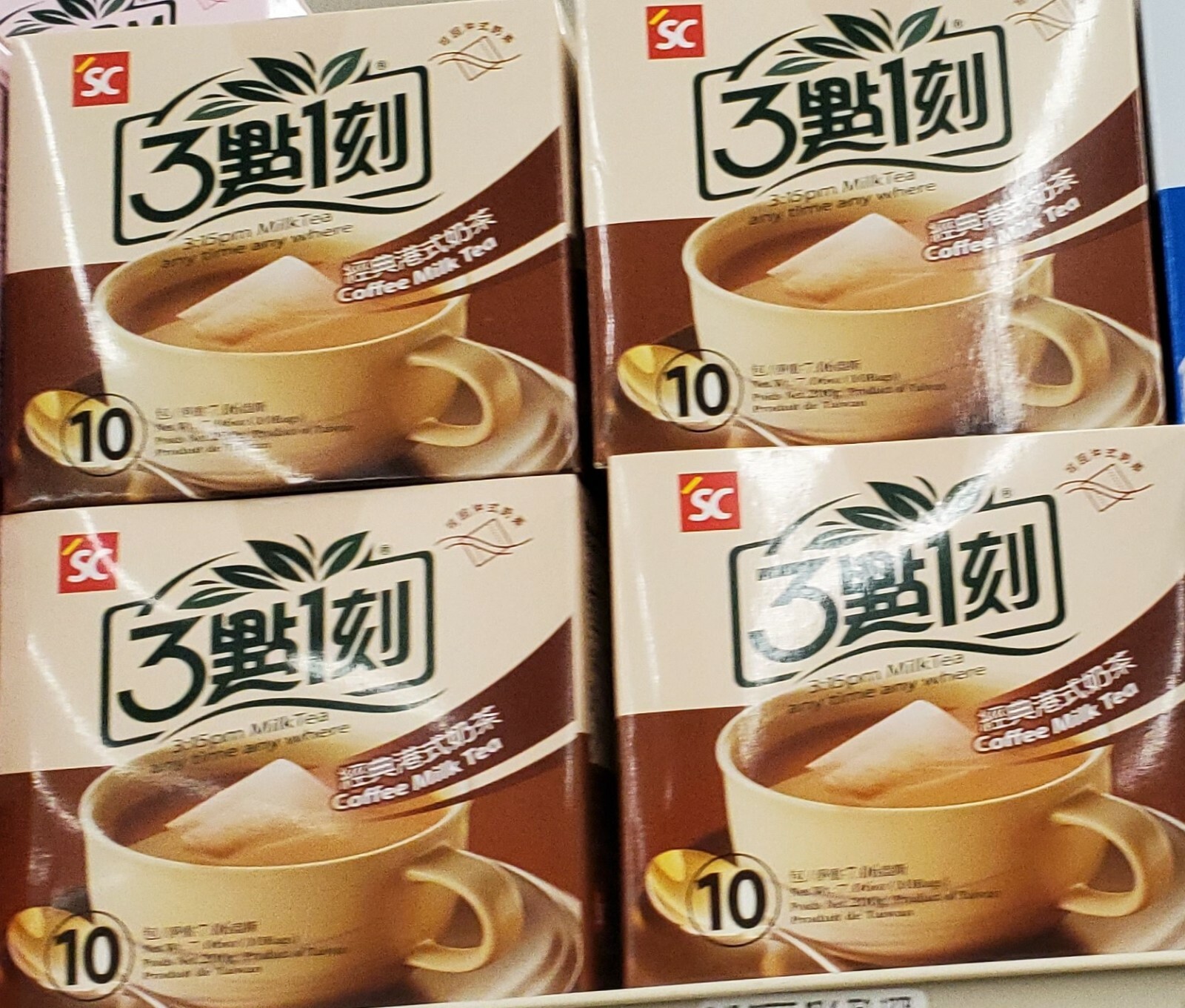 2 PACK 3:15PM COFFEE MILK TEA 10 BAGS 6.7 OZ
