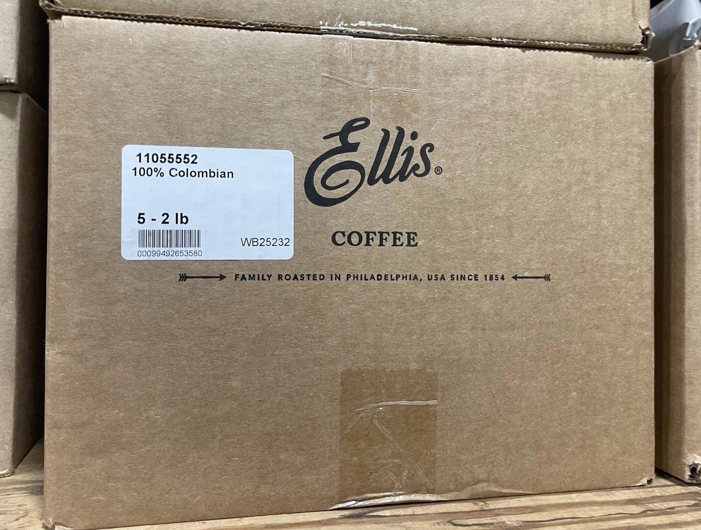 Ellis 100% Colombian Coffee Beans 5 x 2 lb Bags Pantry Pack