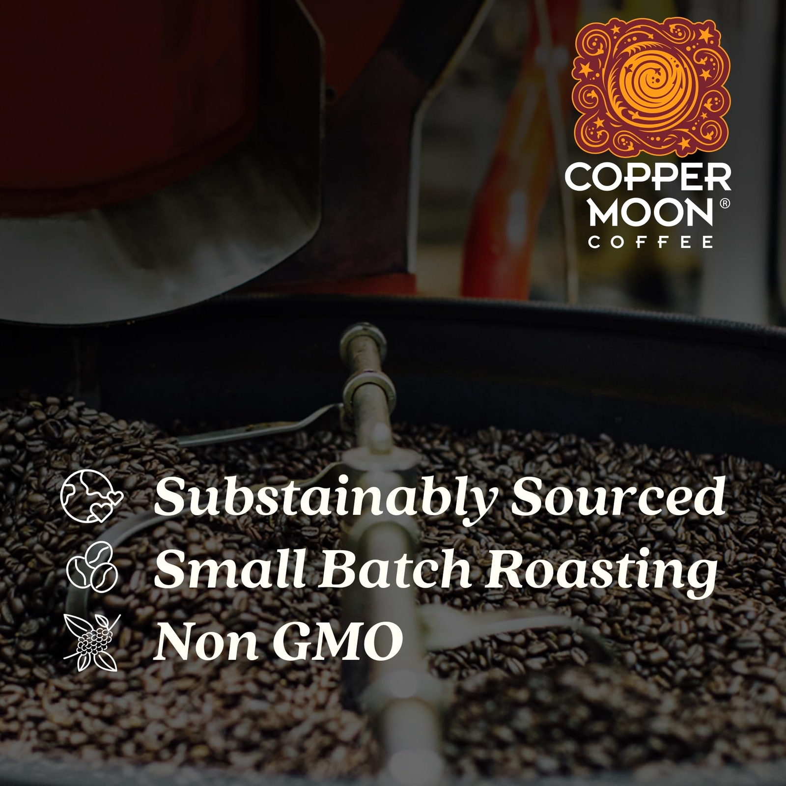 Copper Moon Southern Pecan Coffee Whole Bean 32 Ounce Premium Roast