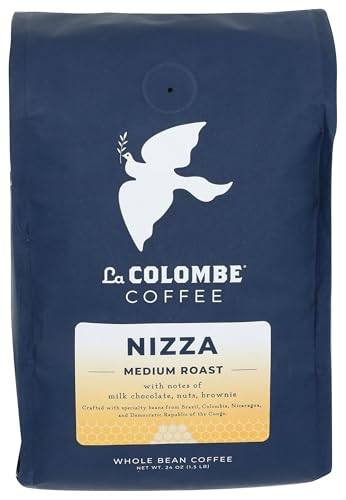 Nizza Medium Roast Whole Bean Coffee – Notes of Milk Chocolate, Nuts & Browni…