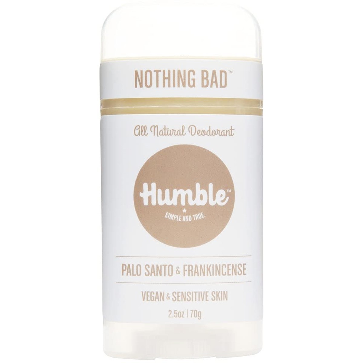 Vegan All Natural Humble Deodorant Palo Santo Frankincense Sensitive Skin 1 Pack
