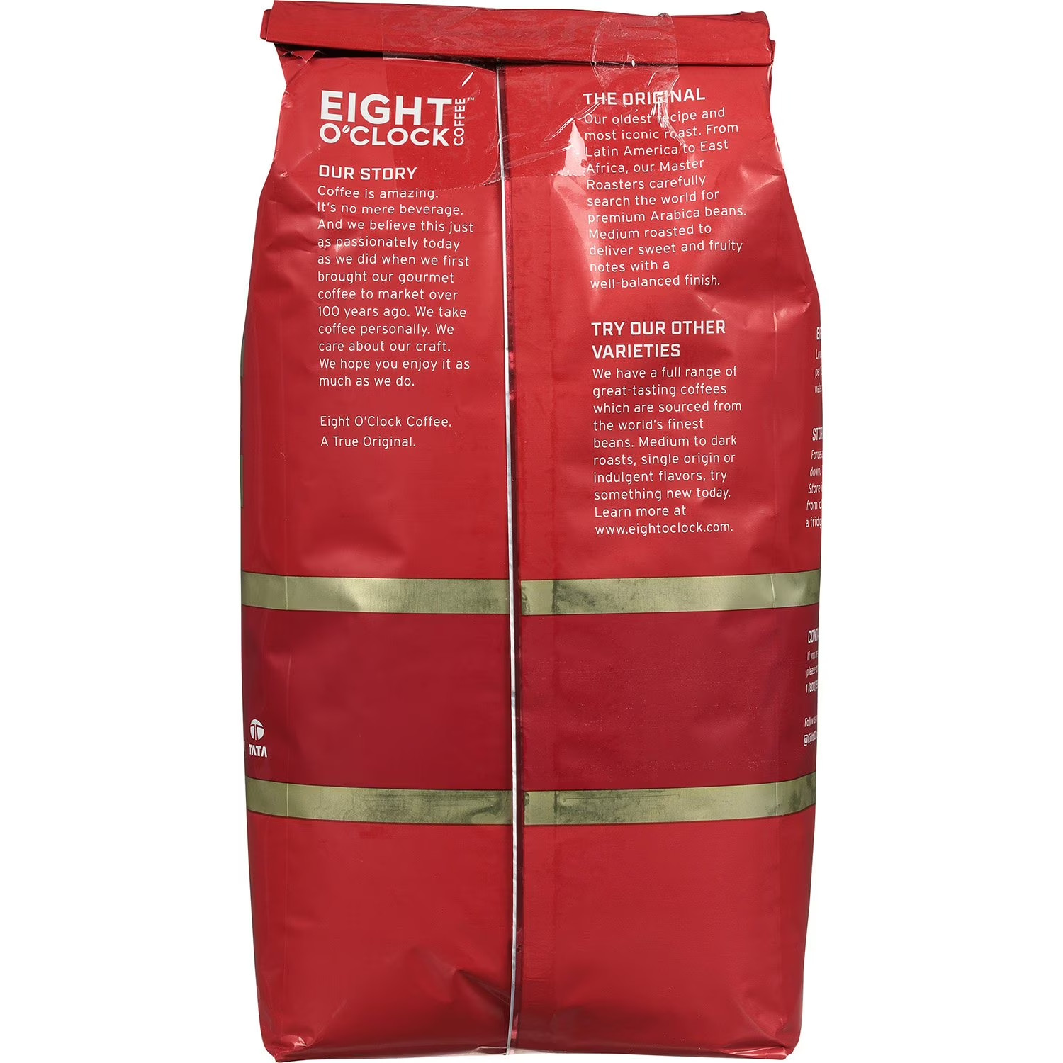 Eight O’Clock Medium Roast Whole Bean Coffee, The Original, 40 oz. FREE shipping