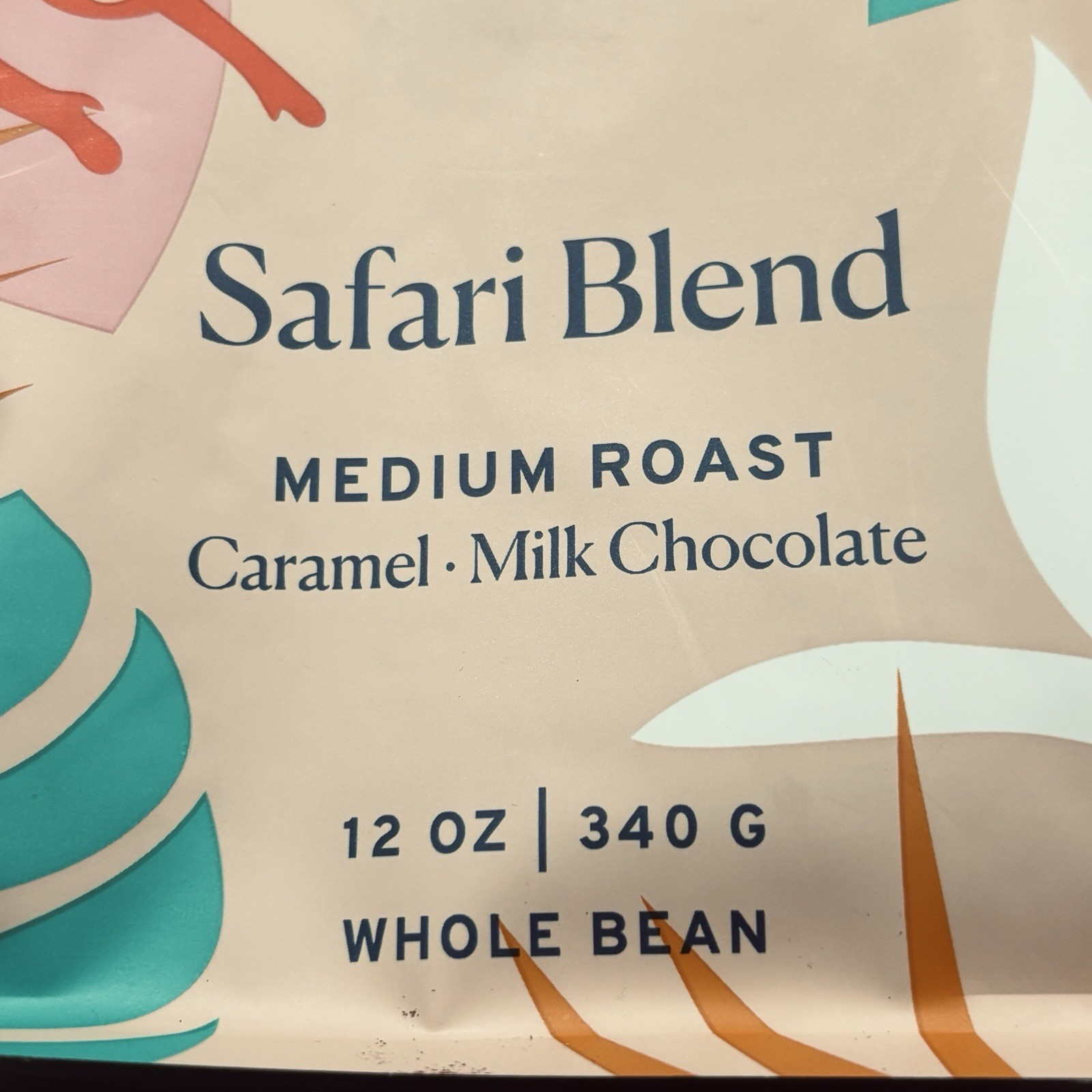 Trader Joe’s Kahawa 1893 Safari Blend Whole Bean Coffee 12 oz Medium Roast