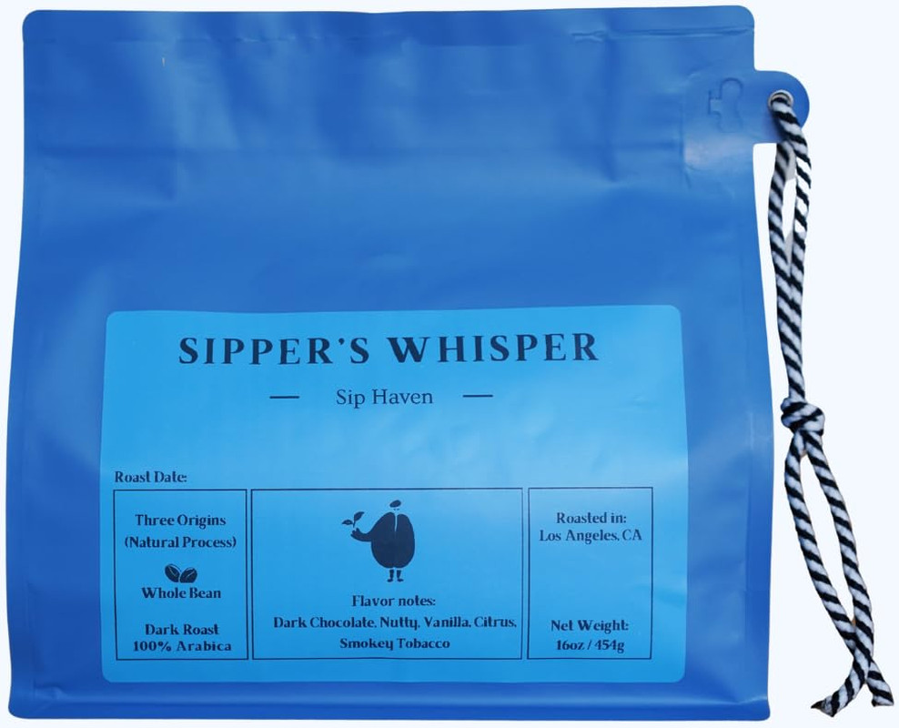 Espresso Blend – Sipper’S Whisper | Medium Roast Whole Bean Coffee | Rich, Smoot