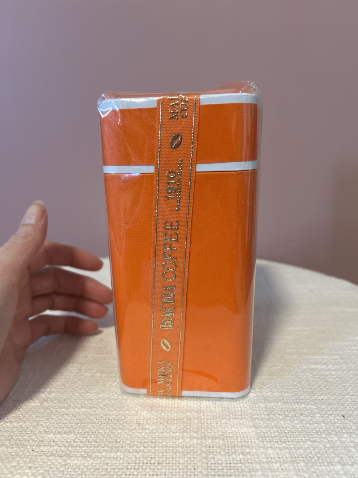 Bacha Coffee Cafe Sao Silvestri Brazil Orange Can 8.8 oz Whole Bean 2027