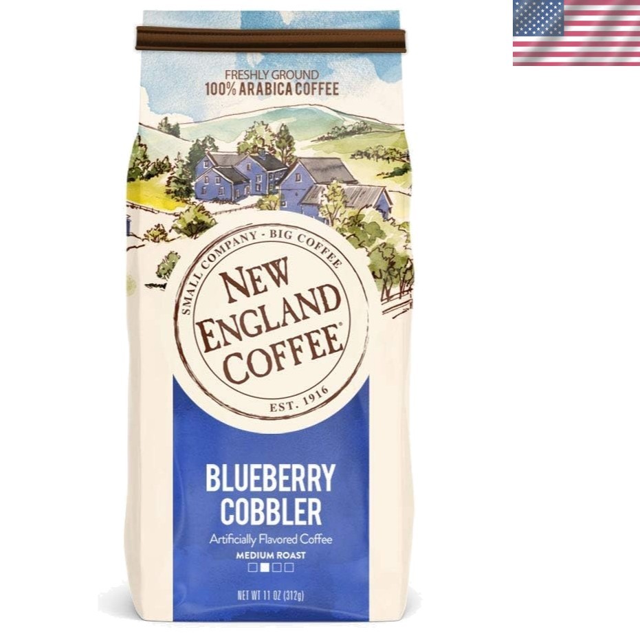 Blueberry Cobbler Ground Coffee – 11oz Medium Roast, Gluten Free