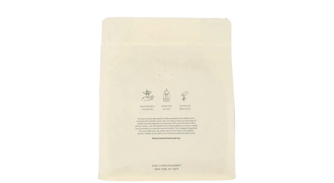 Oval Coffee Roasters Riverside Blend Half-Caf Coffee Beans 250g EXP 11/4/26