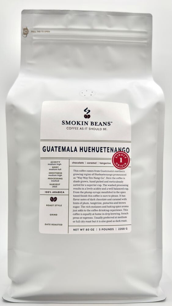 8oz/5lb – Guatemala Huehuetenango – Central America – Roasted To Order Coffee
