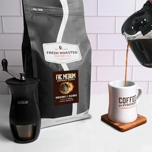 Fresh Roasted Medium Roast Whole Bean Coffee, Kosher, 5 lb Bag – Rich Flavor