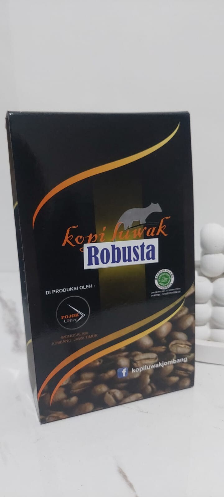 100gr Luwak Coffee Robusta Java 100% Pure wild Civet Whole Beans Coffee Roasted
