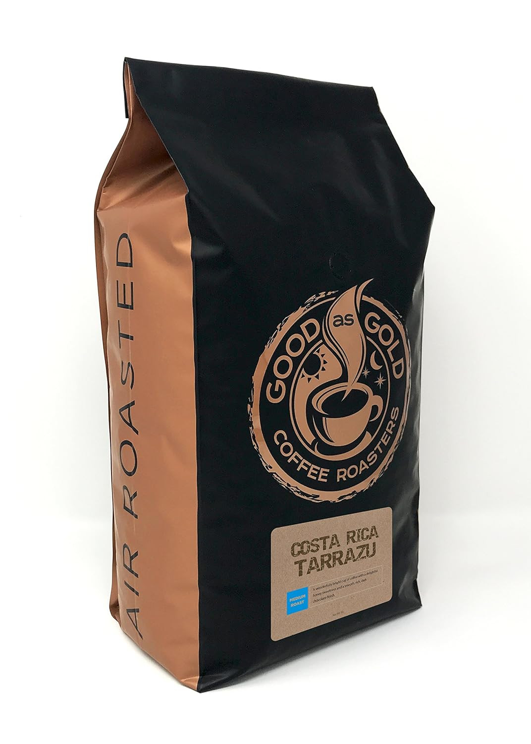Costa Rica Tarrazu Coffee – 5Lb Whole Bean Medium Roast – Gold Standard