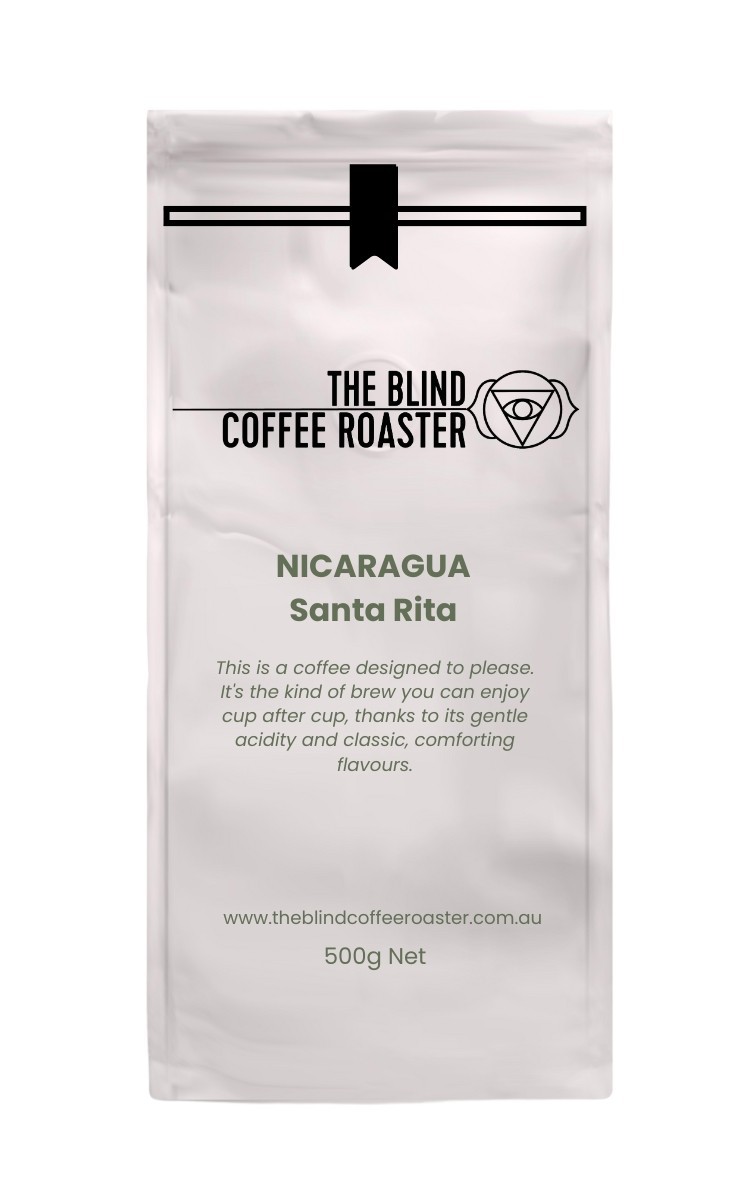 The Blind Coffee Roaster NICARAGUA Santa Rita Fresh Roasted Coffee Beans 500g