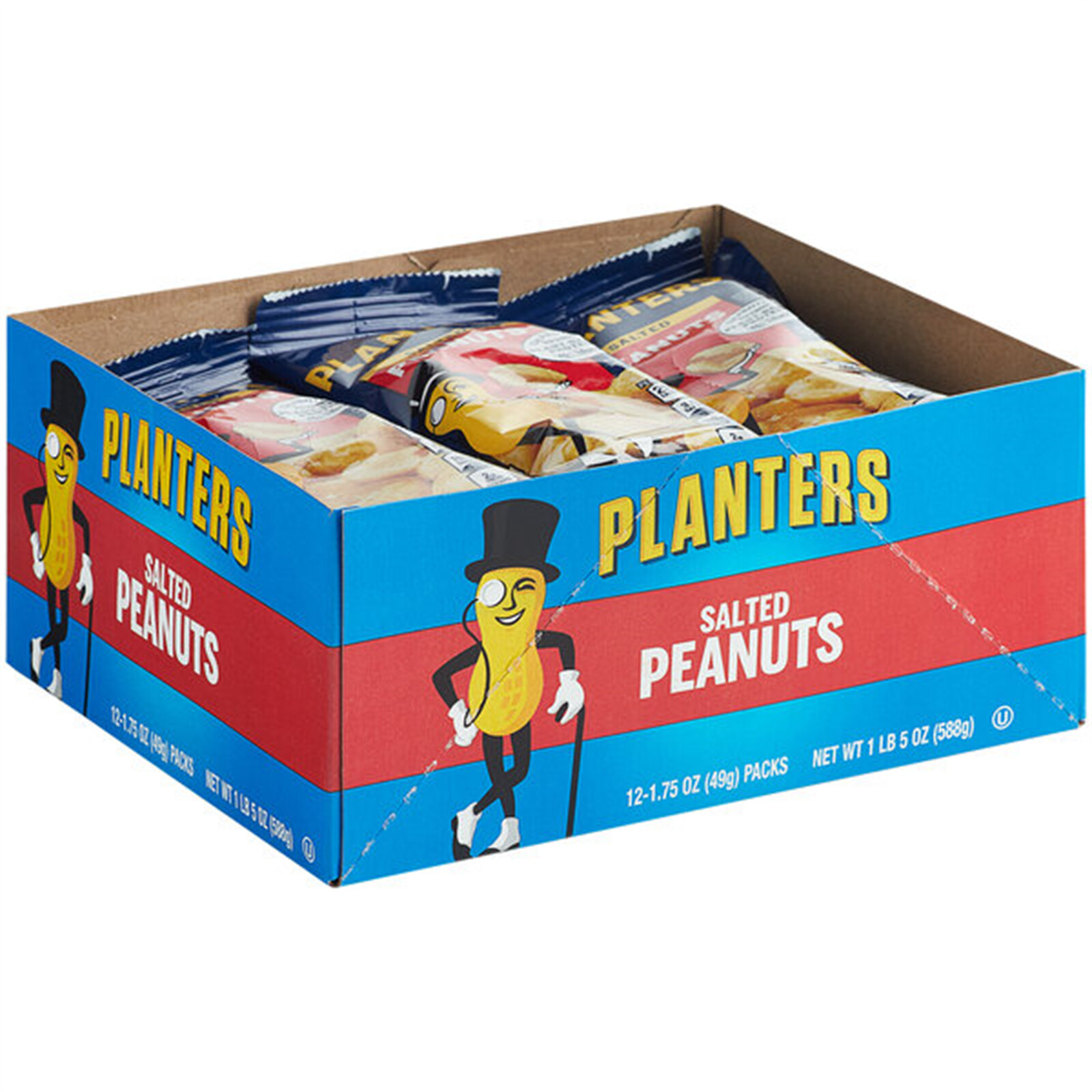 Planters Roasted Salted Peanuts 1.75 oz. Pouch – 48/Pieces WS-113605477
