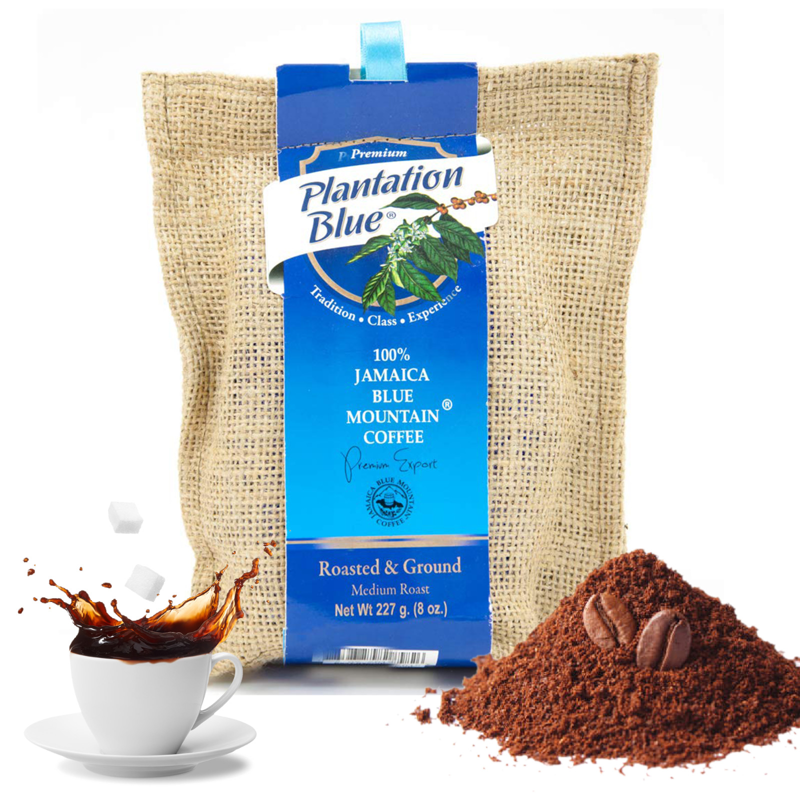 Plantation Blue Jamaica Blue Mountain Coffee (8 oz – roasted and ground)