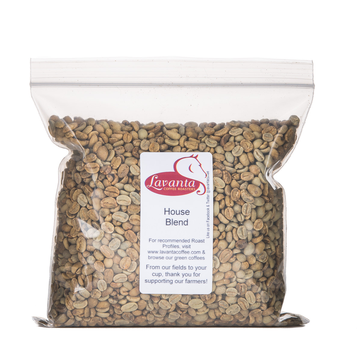 Lavanta Coffee “House” Signature Blend Arabica Green or Roasted Coffee