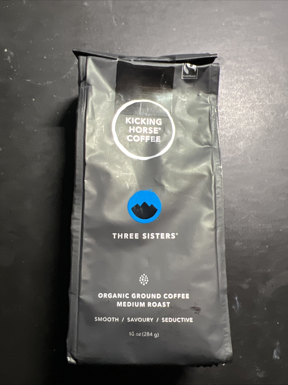 Kicking Horse Coffee, Three Sisters, Medium Roast, Whole Bean, 10 oz