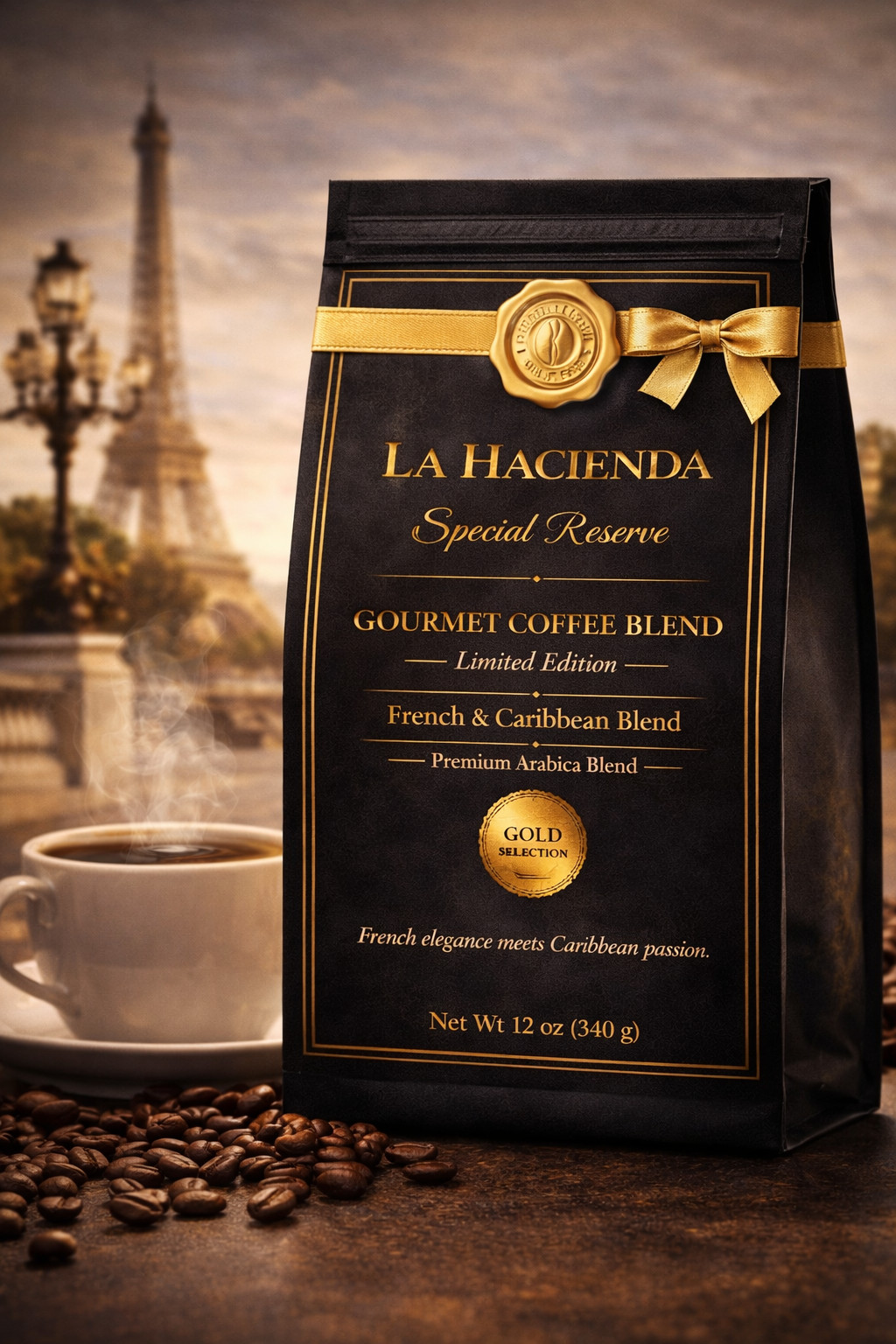 La Hacienda Special Reserve Coffee 12oz – Buy 1 Get 1 FREE, Premium Gourmet Fren