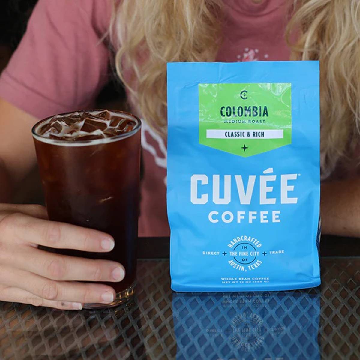 Cuvee Coffee Colombia Single Origin Medium Roast Whole Bean Coffee – 12oz