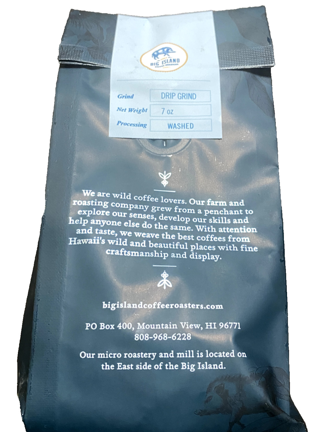 100% Kona Coffee-Big Island Coffee Roasters Dark Kona Moon-Fresh Hawaii Coffee G