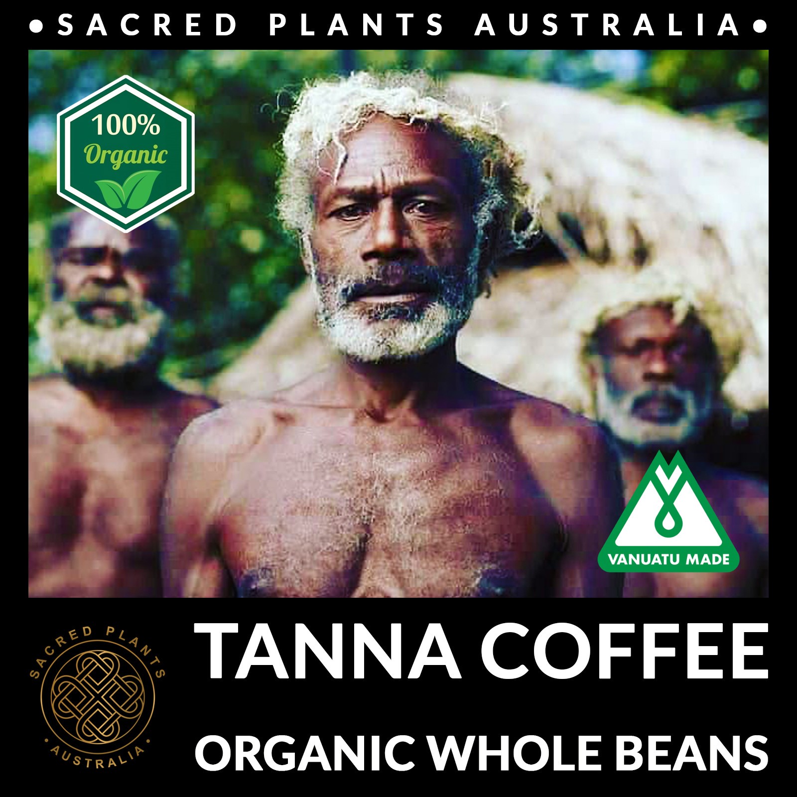 TANNA COFFEE 250g | Organic Whole Beans Espresso Dark Medium Roast Rare Vanuatu