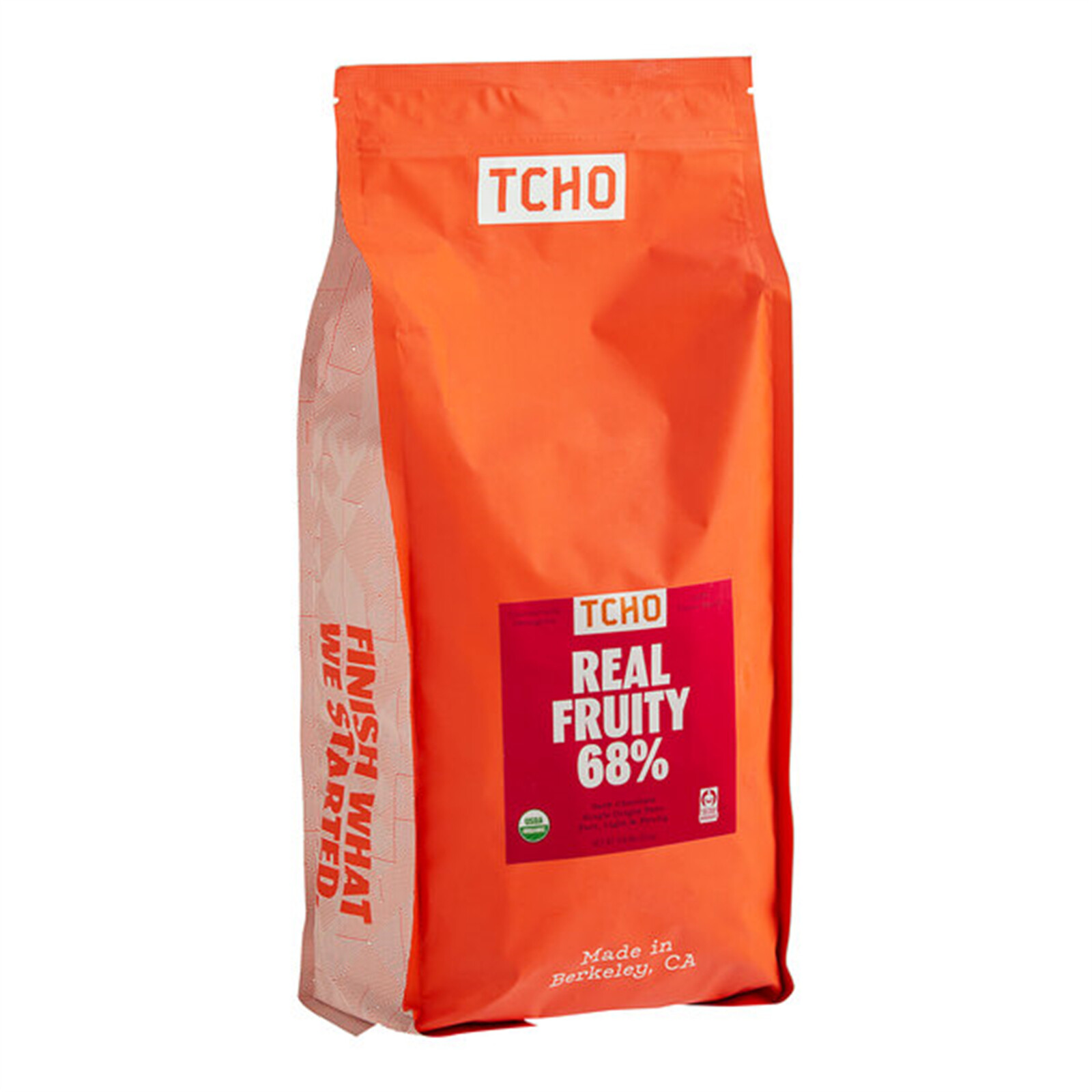 TCHO Real Fruity 68% Dark Chocolate Hexagons 6.6 lb. – 3/Pieces WS-409TFRUITY