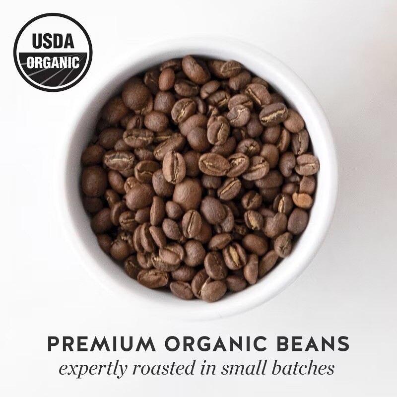 Blue Bottle Whole Bean Organic Coffee, Espresso, Dark Roast, 12 Oz bag-Exp 02/27