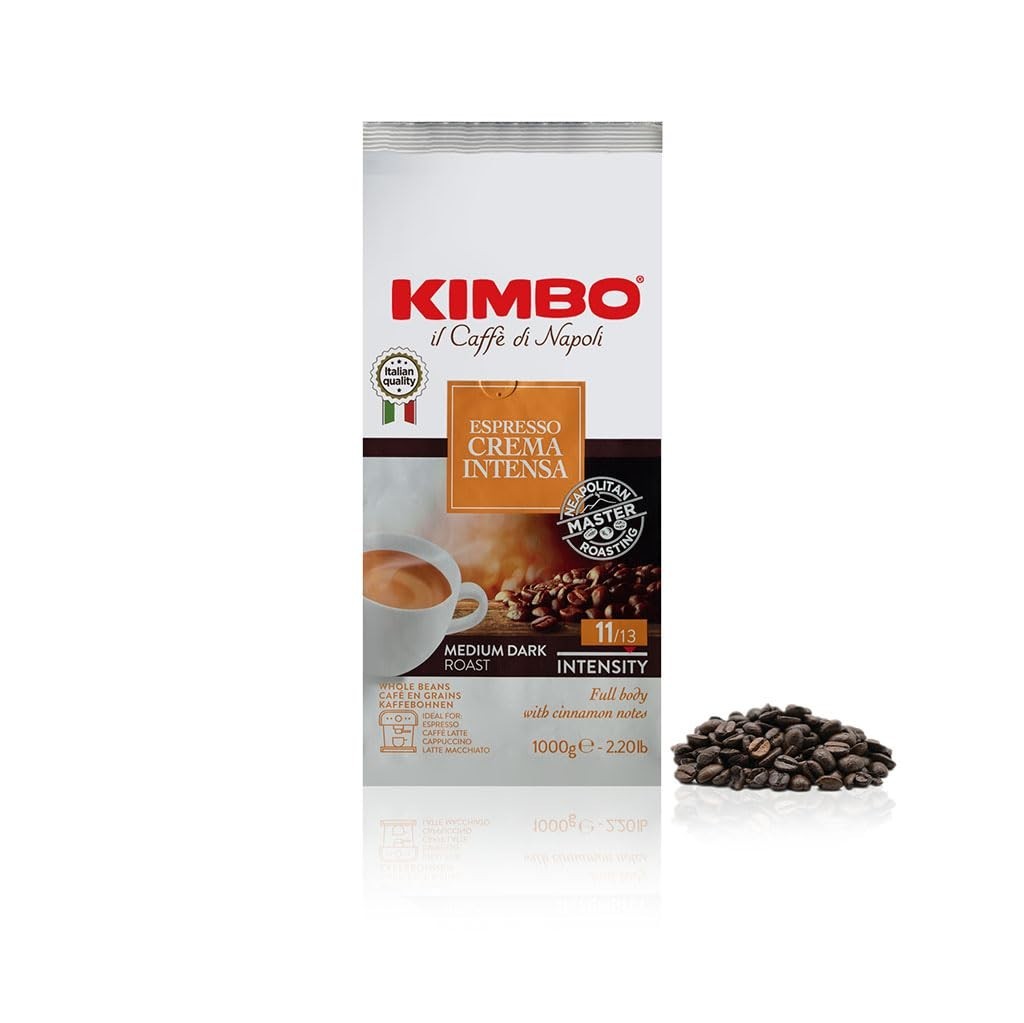 Gourmet Espresso Crema Intensa Coffee Beans – 2.2lbs of Rich Italian Flavor