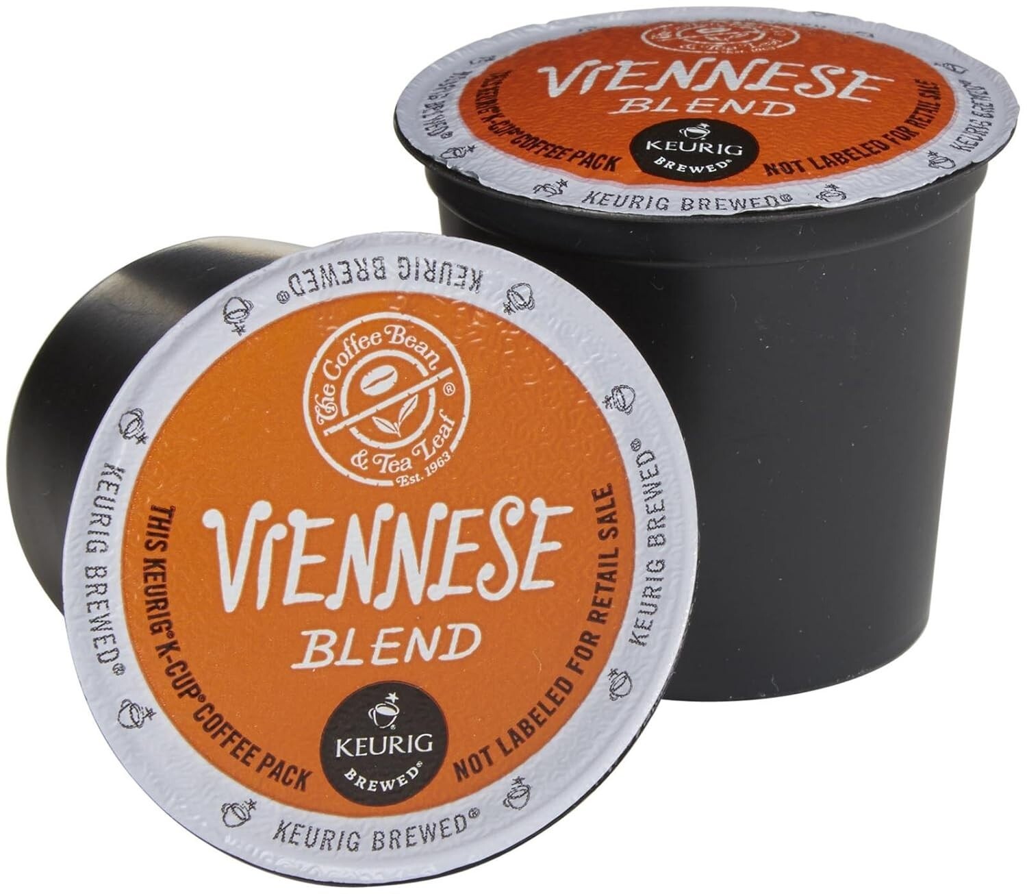 96/PACK – Coffee Bean & Tea Leaf Viennese Blend Coffee K-Cup Pods BULK PACKAGING