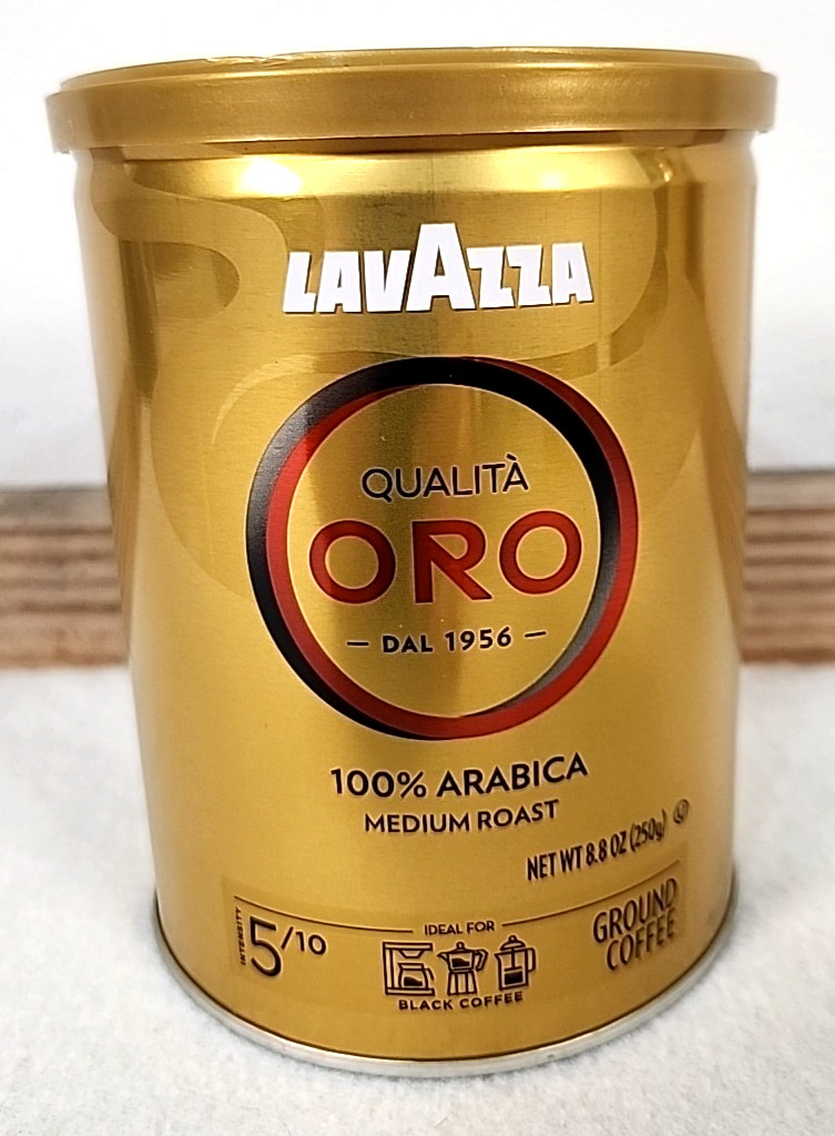 LavAzza QualitÃ  Oro Ground Coffee Medium Roast 100% Arabica 8.8 oz Tin
