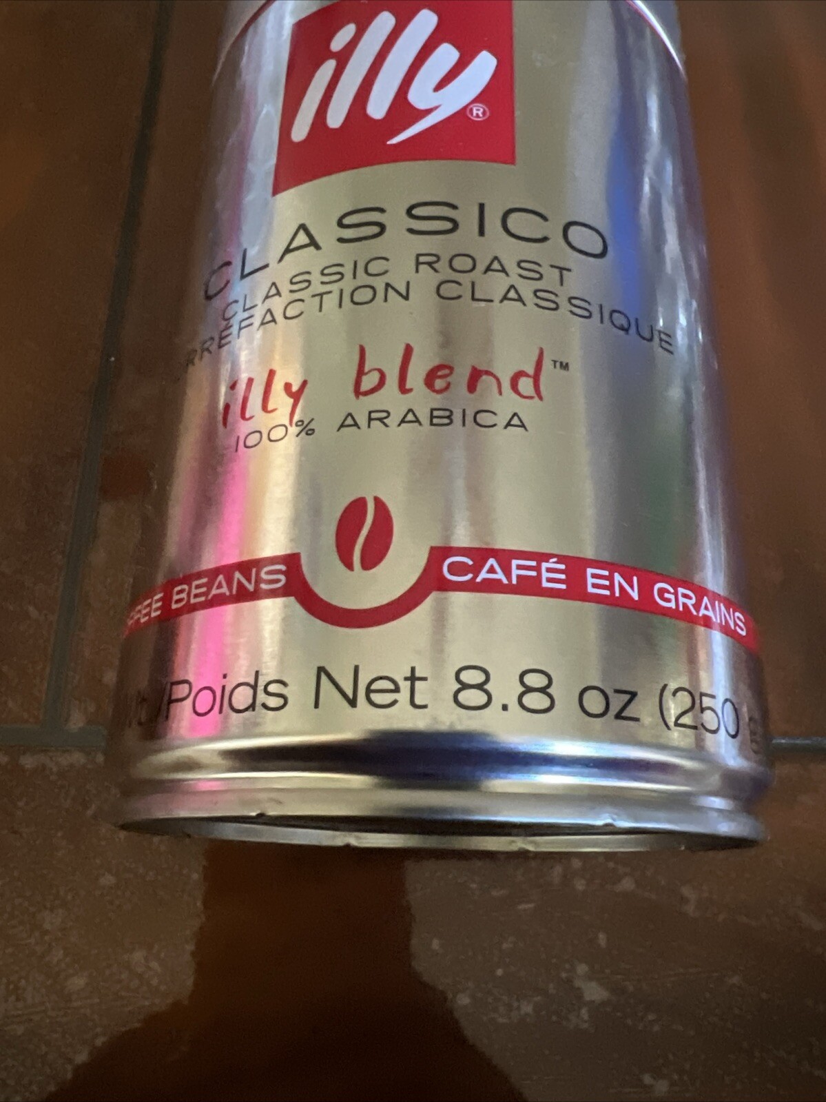 Illy Classico Classic Roast 100%Arabica Coffee Beans 8.8 Oz