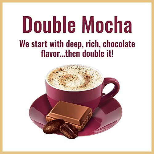 Hills Bros. Cappuccino Variety Pack – Double Mocha & White Chocolate Caramel